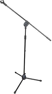 NB-301 Adjustible Floor Microphone Stand - Black