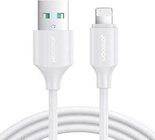 كابل شحن سريع ونقل بيانات Ul012A9 2.4A USB-A إلى Lightning طول 1 متر - أبيض