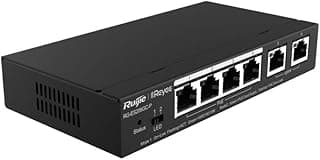 رويجي محول بي او اي 6 منافذ جيجابت مدار RG ES206GC P من ريي