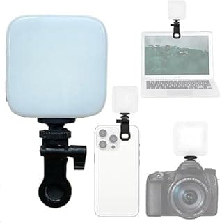 Rechargeable Clip-On LED Selfie & Video Light for Phone & Laptop, Portable Ring Light with 3 Brightness Modes, 3000–6500K Adjustable, Makeup, Streaming, TikTok, Vlogging
