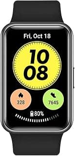 ساعة ذكية Watch Fit New، شاشة 1.64 بوصة AMOLED، 97 وضع رياضي، قياس نبضات القلب 24/7، بطارية تدوم 10 أيام، تمارين سريعة، قياس نسبة الأكسجين في الدم، لون أسود جرافيت