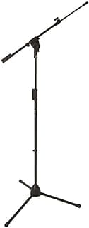 Professional Microphone Stand with Heavy-Duty Cast-Alloy Tripod Base and Telescopic Mic Metal Boom Swivel (A-514)