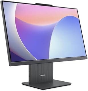 لينوفو ايديا سنتر AIO-24IRH9-F0HN00N4AX انتل كور 5-210H، 8 جيجا، 512 جيجا اس اس دي، بطاقة رسومات UHD مدمجة، 23.8 انش FHD-IPS-250nits-100Hz-NT، واي فاي 6، 802.11ax 2x2 + BT5.2 كيبورد لاسلكي + ماوس