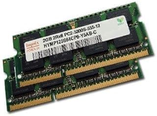 هاينكس مجموعة اصلية مزدوجة القناة 4GB 2 × 2048MB 200 دبوس DDR2-667 (PC2-5300) SO-DIMM مزدوجة الجانب لاجهزة النوت بوك DDR2