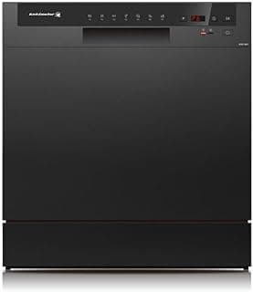 Kelvinator Dishwasher 8 Person Black KDW8-3802F-BK