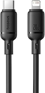 Apple MFi Certified 20W PD Fast Charging Cable | 1 or 2 Meter | USB-C to Lightning | Durable Power & Data Cord (480Mbps) | for iPhone 14 Pro Max, 13, 12, 11, 8+,7, X, iPad (2 Meter, Black)