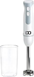 Hand Blender from IDO - 800 Watt - 2 speeds - Beaker capacity 600 ml - White -HBL800-WH