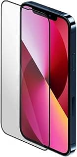اسكرينة حماية زجاج 5D لـ iPhone 13 Pro بإطار أسود