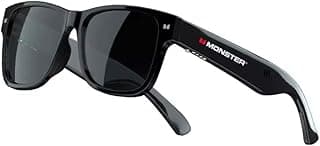 Monster S01 Original Bluetooth Sunglasses, Classic Black Frame, Polarized Lenses, Fashion Sports Design