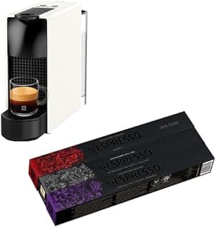 Essenza Mini C30 Coffee Machine White + 30 Coffee Capsules (Pack May Vary)