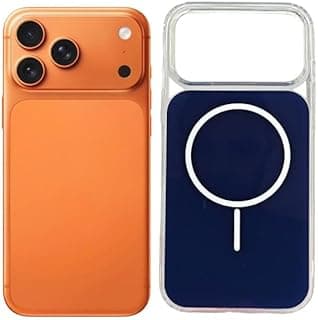 Cover Magnatic Case For IPhone IP 17 PRO MAX Hard Acrylic Cover Compatible with MagSafe Support Magnit Holder, High Edge for Camera, Anti Scratch, ShockProof, Slim Simple Design