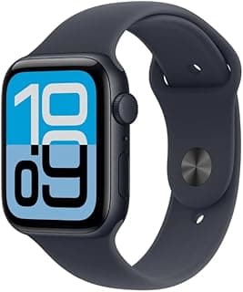 Apple Watch SE 3 44mm Midnight Aluminium Case GPS Sport Band (M/L) [2025]