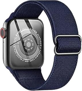 Nopatia Breathable Nylon Fabric Compatible with Apple 49mm/46mm/45mm/44mm/42mm, Adjustable Sport Loop, Lightweight Replacement, Soft Woven Strap for Series 1/2/3/4/5/6/7/8/9/10/11/Ultra/Ultra2/SE 2.