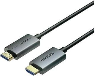 كابل HDMI فايبر اوبتك 20 متر 8K ذكر إلى ذكر بهيكل ألومنيوم – HD183-55506