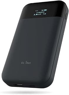 جي ال اي نت راوتر GL-E750V2 مودي 4G LTE OpenWrt VPN من تي-موبايل فقط فتحة مايكرو اس دي بطارية 7000mAh اوبن في بي ان واير جارد تور يمكنك برمجته وحدة EM060K النسخة العالمية