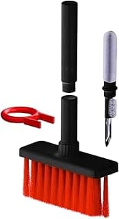 Cleaning Soft Brush Keyboard Cleaner 5-in-1 Multi-Function Computer Cleaning Tools Kit Corner Gap Duster Keycap Puller for Bluetooth Earphones Laptop Airpods Pro Camera Lens