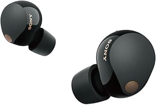 WF-1000XM5 Wireless Noise Cancelling Earbuds, Bluetooth, In-Ear Headphones with Microphone, Up to 24 hours battery life and Quick Charge, IPX4 rating, Works with iOS & Android - Black