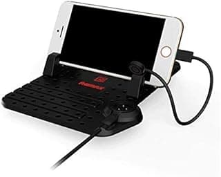 Remax CS-101 Flexible Car Dashboard Holder With Charging Output - Black