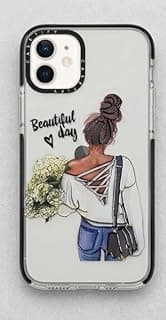 جراب شفاف TPU بتصميم 'Beautiful Day' متوافق مع ايفون 12/12 برو 6.1 بوصة