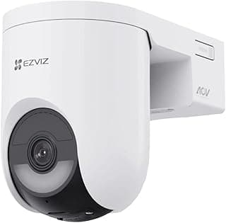 كاميرا مراقبة HB8 لايت بالبطارية موديل CS-HB8c-R100-1N4WFL قابلة للتحريك والإمالة بدقة 2K+، كشف ذكي للبشر والسيارة واي فاي 6، نظام تحدث ثنائي الاتجاه ورؤية بزاوية 360 درجة للداخل والخارج من ايزفيز