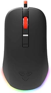 ماوس راستا 2 G13 بإضاءة ار جي بي من فان تيك، ماول بكابل USB مضفر من النايلون مع مستشعر ألعاب ضوئي بسرعة 2400 نقطة لكل بوصة ومعدل إطلاق 125 هرتز و5 ملايين نقرة للمكتب والألعاب للكمبيوتر أو اللاب توب