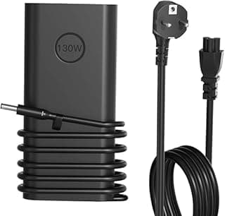 كابل طاقة 130 وات من Avva مقاس 4.5 مم متوافق مع ديل Inspiron و XPS و Optiplex و Vostro