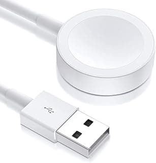 شاحن iWatch مطور، كابل شحن لاسلكي مغناطيسي سريع ومحمول، شاحن USB متوافق مع سلسلة Watch S