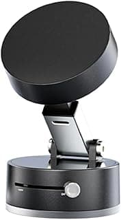 Next Store Strong Magnetic Car Phone Holder, Secure Hold with Vacuum Suction Base, 360° Swivel Support, Suitable for Glass and Dashboard - By Next Store (Black)
