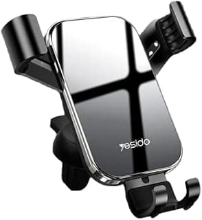 Magnetic Car Phone Holder, Auto Air Vent Mount, 360 Degree Rotation, Elegant Glass Design, Stylish and Durable Design