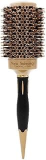 Round Brush for Blow Drying,Thermal Nano Ionic Round Drying Hair brush Professional for Styling Hair Curling Brush-gold mix black color (45mm)