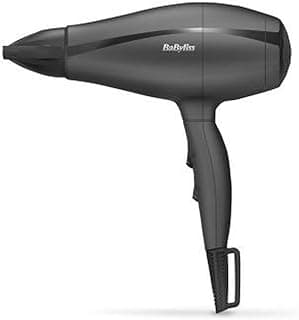 مجفف شعر 5910E Power Dry Light 2000، موتور DC فائق 2000 وات، إعدادان للحرارة والسرعة، زر هواء بارد، صنع في إيطاليا، أسود