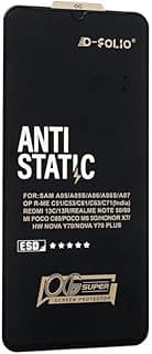 SUPER Anti-Static Matte Screen Protector for Samsung Galaxy A07, Black & Clear