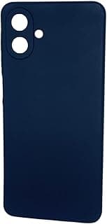 3mara store Compatible with Samsung Galaxy A07 Silicone Case Solid High Quality Shockproof Cover (Black)
