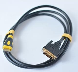كابل بمنفذ DVI إلى HDMI 1.5 ملم، حاسوب شخصي، حاسوب محمول، جهاز العرض، شاشة عرض