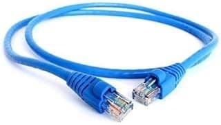 كابل شبكة CAT6 غير محمي مع توصيلات T568B، 3 متر، LSZH أزرق