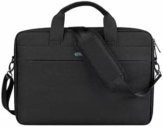 Coteetci 14–16 Inch Laptop Briefcase Model 14019, Slim Lightweight Business Laptop Bag, Water-Resistant Nylon, Multi-Compartment Carry Case for Office, Travel & Daily Use