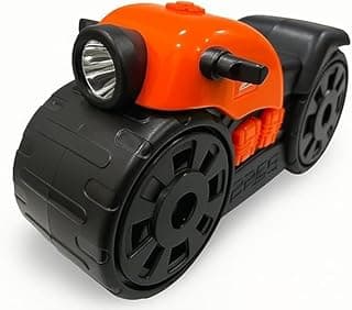 BDT MOTO1 Motorcycle Bluetooth Speaker 5W 1200mAh Battery, USB Port, TF Card Slot, 3.5mm AUX Input, Music Mode/USB Charging 5V - Orange