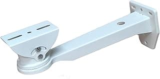Dumbel 90° Viewing Area Security Camera Mount Bracket Stand for Bullet & Box Camera, White (8 inch)