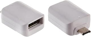 وصلة ميكرو USB محول لنقل البيانات OTG، محول شحن، وصلة، أبيض