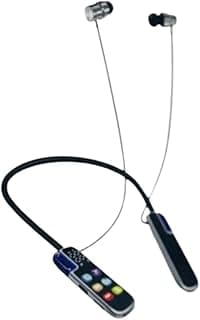 Wireless Neckband Headphones with Digital LED Power Display, Bluetooth 5.0 Sport Earphones, Magnetic Earbuds, Noise Cancelling Microphone, Sweatproof