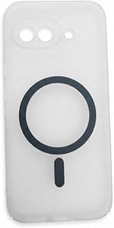 Transparent Case for Google Pixel 9A – Durable Shockproof Protection, Slim Lightweight Design, Anti-Yellowing, Wireless Charging Compatible (Black)