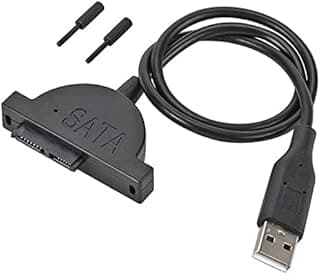 محول USB 2.0 الى ميني ساتا II من ديجيتارا ذكر 7+6 13 دبوس سليم لاين للابتوب CD/DVD محرك الأقراص الضوئية. 35 سم ADP-0127