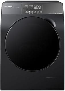 K-PRO Washing Machine Fully Automatic Capacity 13 Kg Inverter 1200 RPM, Add Laundry, Steam, Hygiene, Antibacterial Door Seal, Drum Clean, Quick Wash, Japanese Technology Dark Grey ES-FP132KLE-G