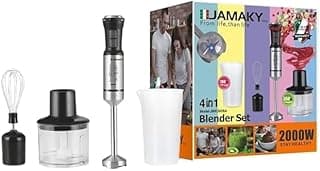 Hand Blender 2000 Watt 4 in 1 Multi Use with Cup 500ml - jmk 3006A