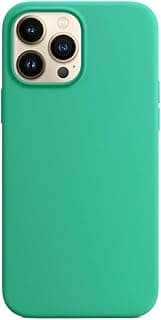 Silicon Phone Case Compatible with Iphone 13 Pro Max From 3mara Store (مينت جرين)