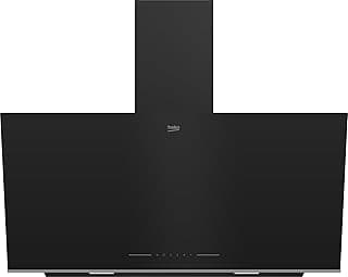 Cooker Hood 90 cm Wall Mounted/Built in - Touch Control - black glass - Made In Turkey - BHCA96641BFBHSE