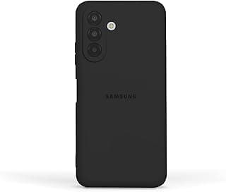 غطاء خلفي صلب سيليكون لسامسونج Galaxy A26، حماية للكاميرا من الصدمات، متوافق مع سامسونج Galaxy A26 (6.7 بوصة) (أسود)