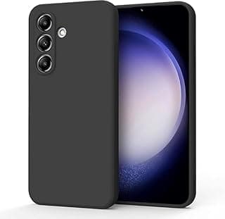 Soft Silicone Shockproof Back Case For Samsung Galaxy A15,Cover Matte Finish (Black)
