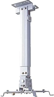 Tilt Ceiling Projector Mount Bracket - White