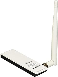 محول لاسلكي TL-WN722N NT من تي بي لينك، 150 ميجابت لكل ثانية بمنفذ USB عالي الكسب، 2.4 جيجاهرتز 802.11N B G للبيع بالتجزئة (مجدد ومعتمد).